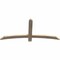 Ekena Millwork Bellingham Smooth Timber Gable Bracket, Douglas Fir, 60"W x 27"H x 1 1/2"D x 3 1/2"F, 11/12 Pitch GBW060X27X0204BEL00SDF - alternate 5